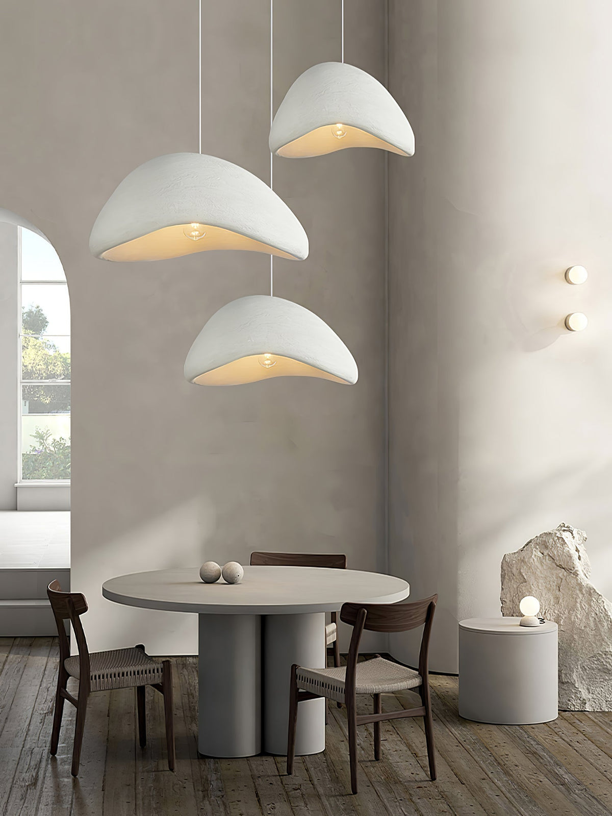 Narenlyn Polystyrene Pendant Light-Moonnatur