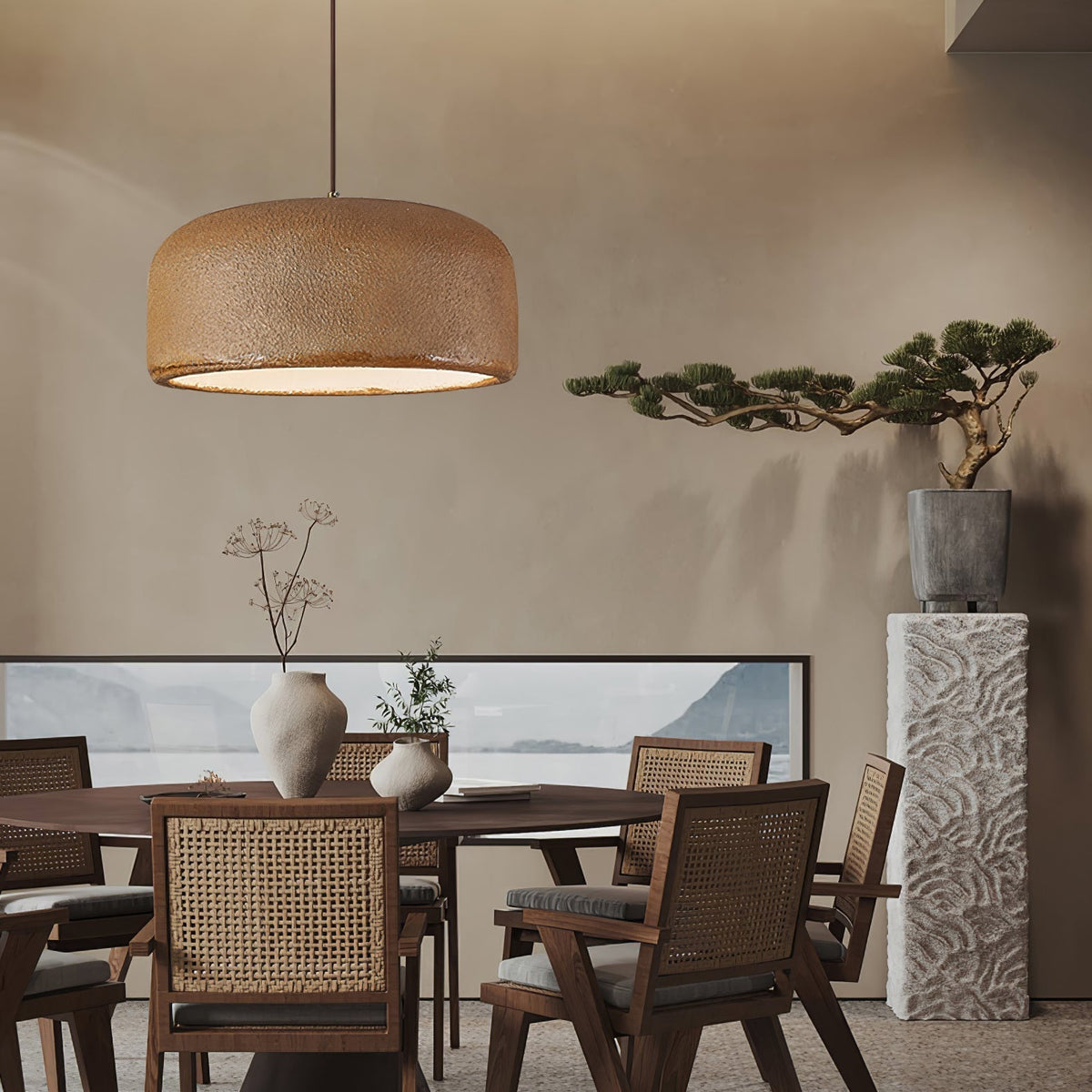 Jorrenis Resin Pendant Light-Moonnatur
