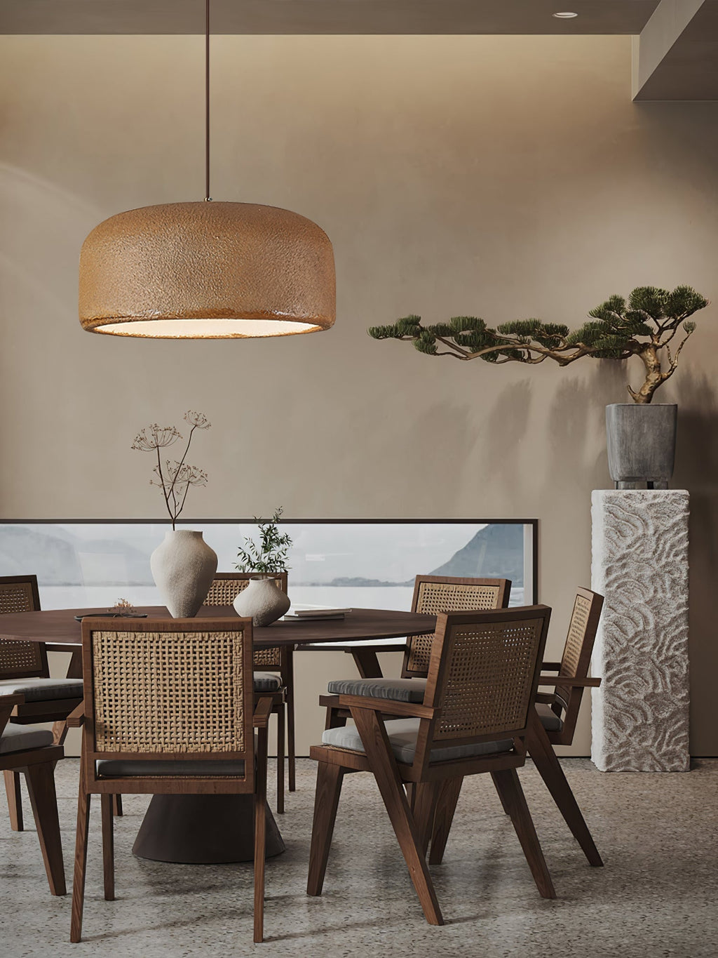 Jorrenis Resin Pendant Light-Moonnatur