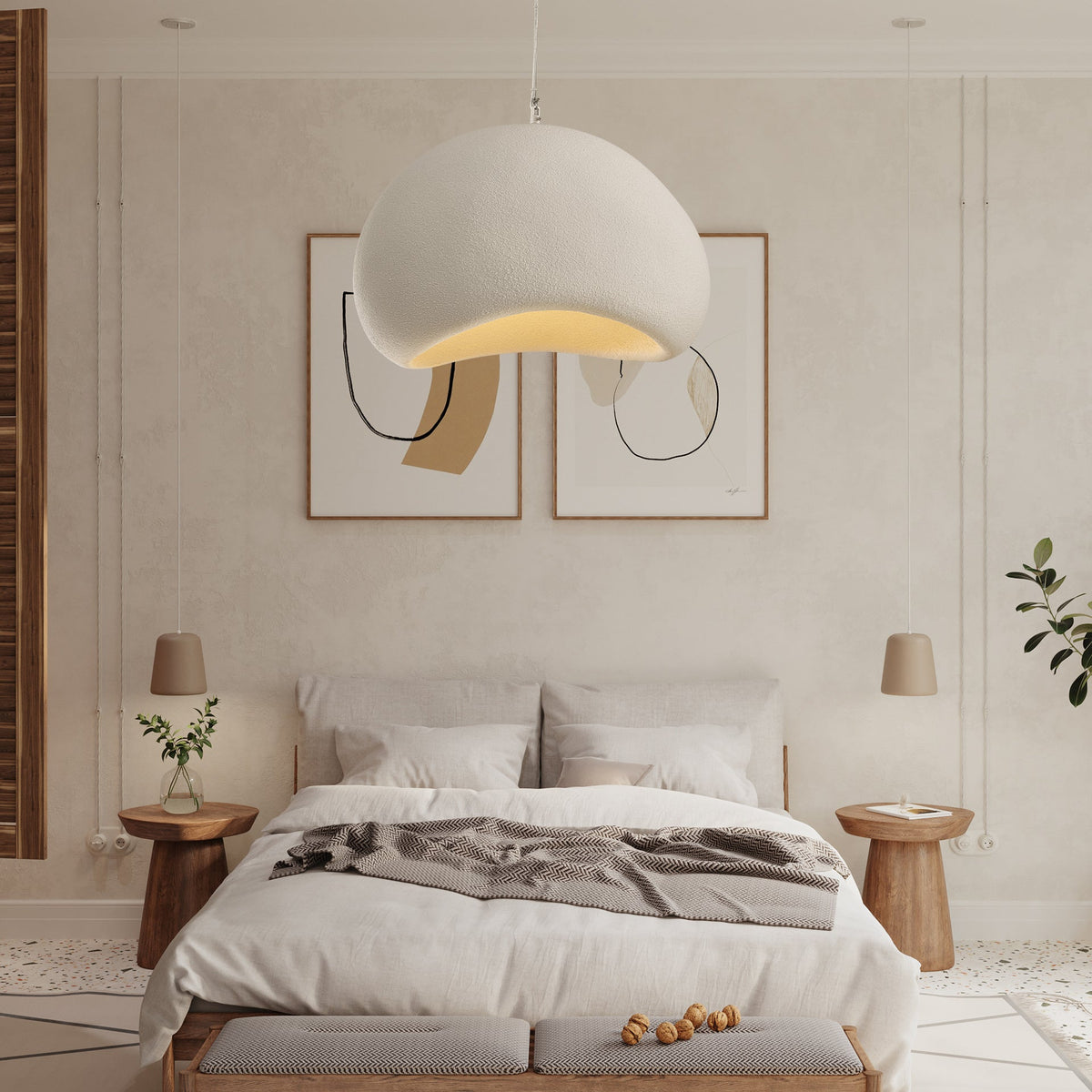 Xereneth Resin Pendant Light-Moonnatur