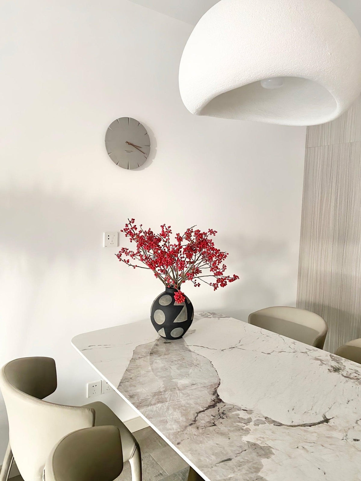Mereva Polystyrene Pendant Lamp-Moonnatur