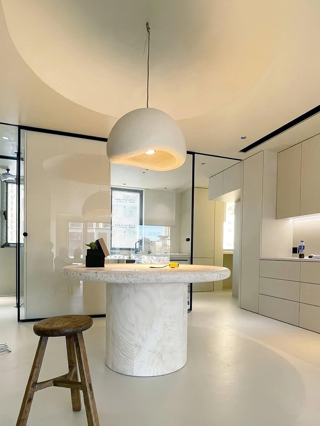 Mereva Polystyrene Pendant Lamp-Moonnatur