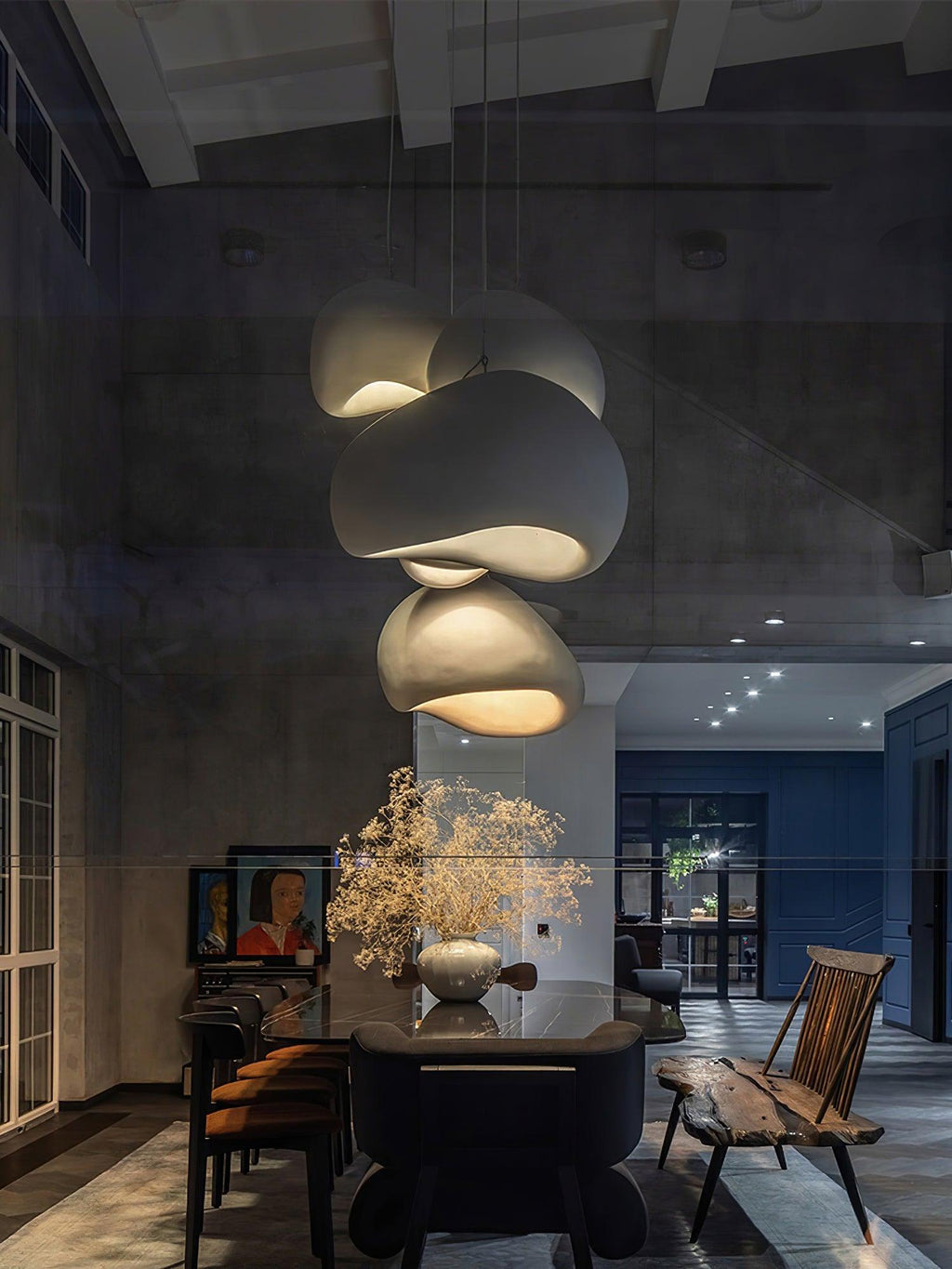 Mereva Polystyrene Pendant Lamp-Moonnatur