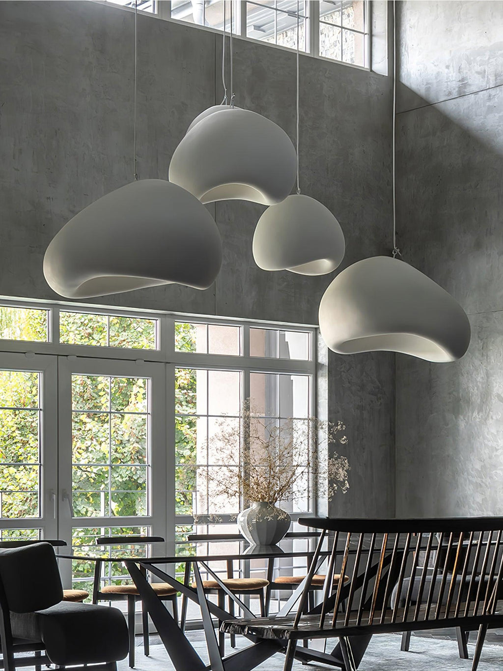 Mereva Polystyrene Pendant Lamp-Moonnatur
