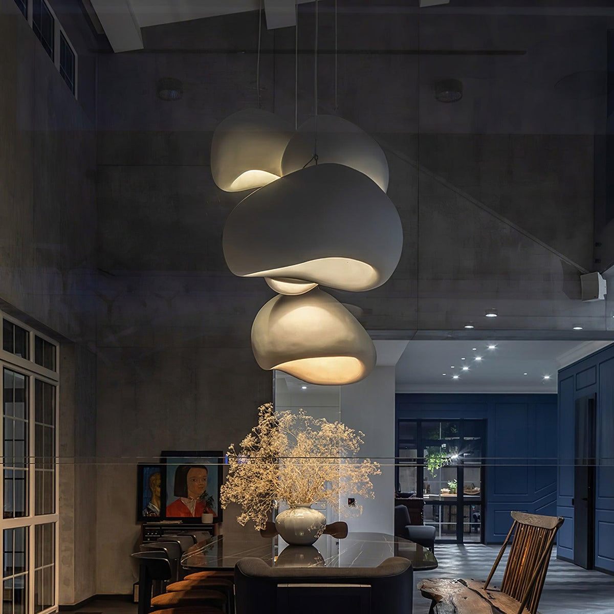 Mereva Polystyrene Pendant Lamp-Moonnatur