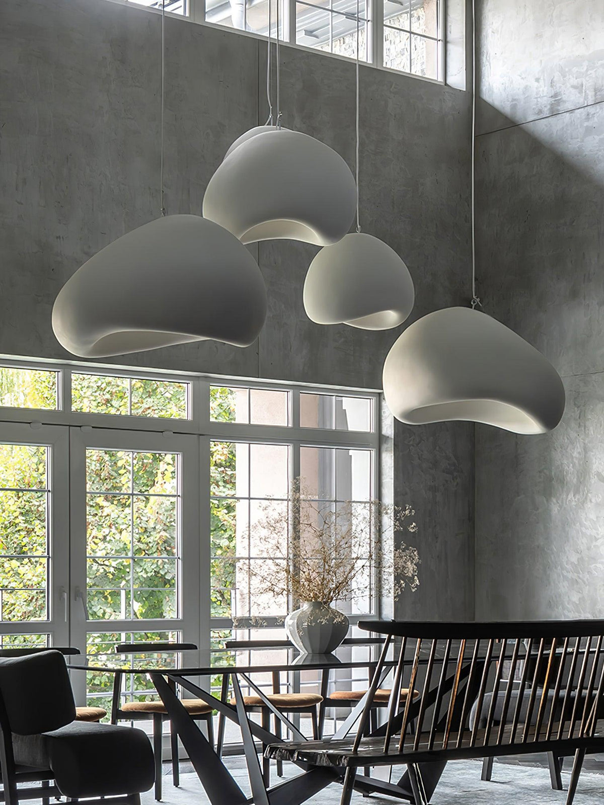 Mereva Polystyrene Pendant Lamp-Moonnatur