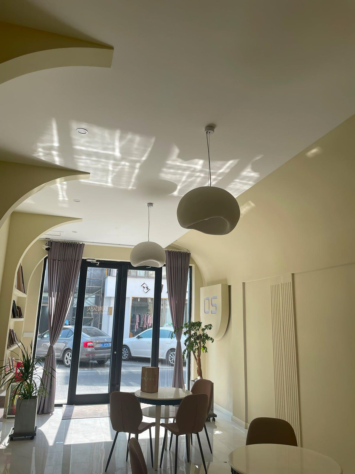 Mereva Polystyrene Pendant Lamp-Moonnatur