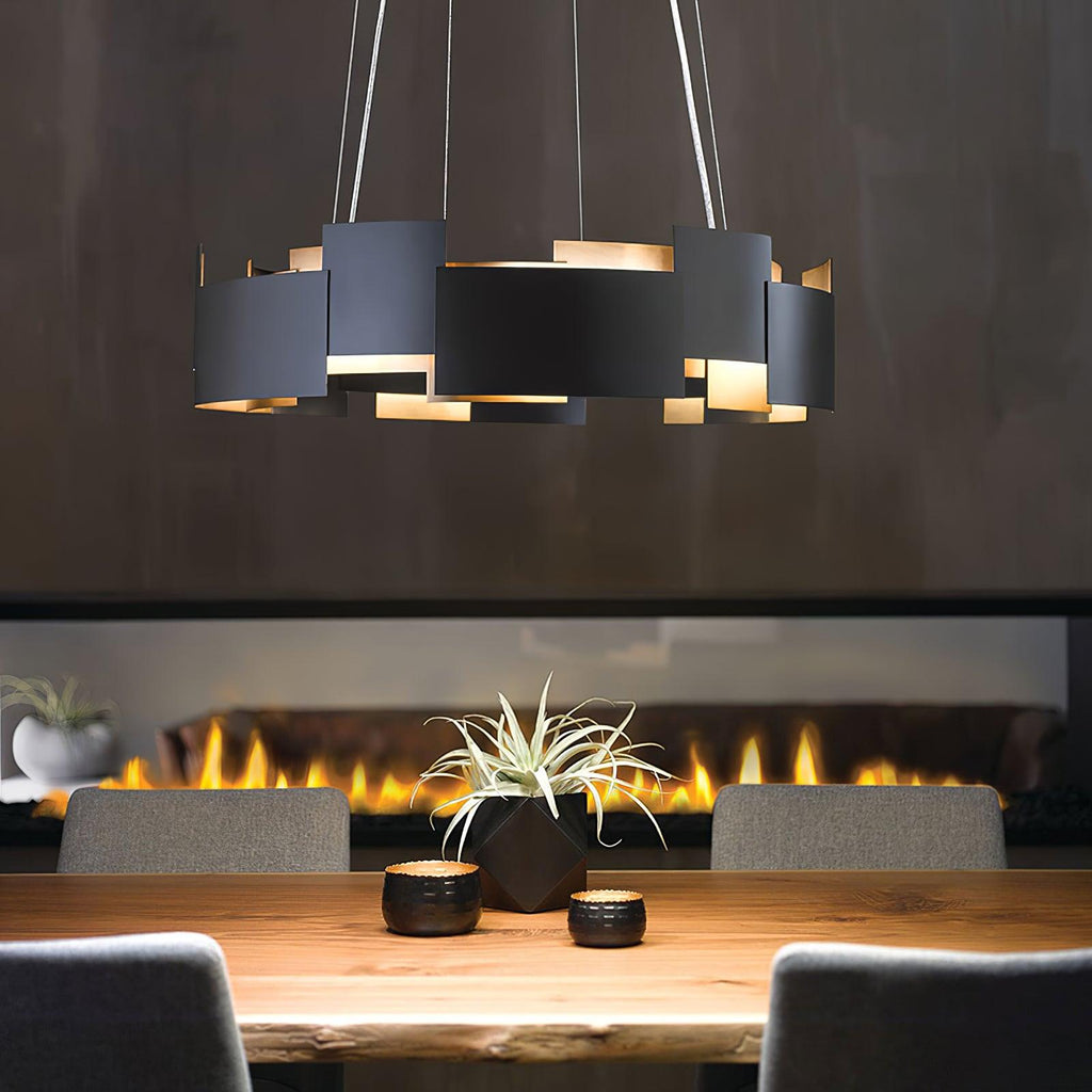 Orvane Metal Chandelier-Moonnatur