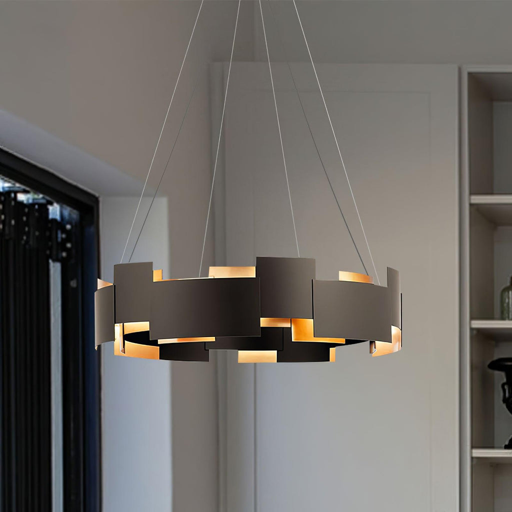 Orvane Metal Chandelier-Moonnatur