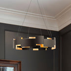 Orvane Metal Chandelier-Moonnatur
