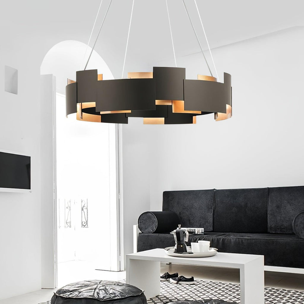Orvane Metal Chandelier-Moonnatur