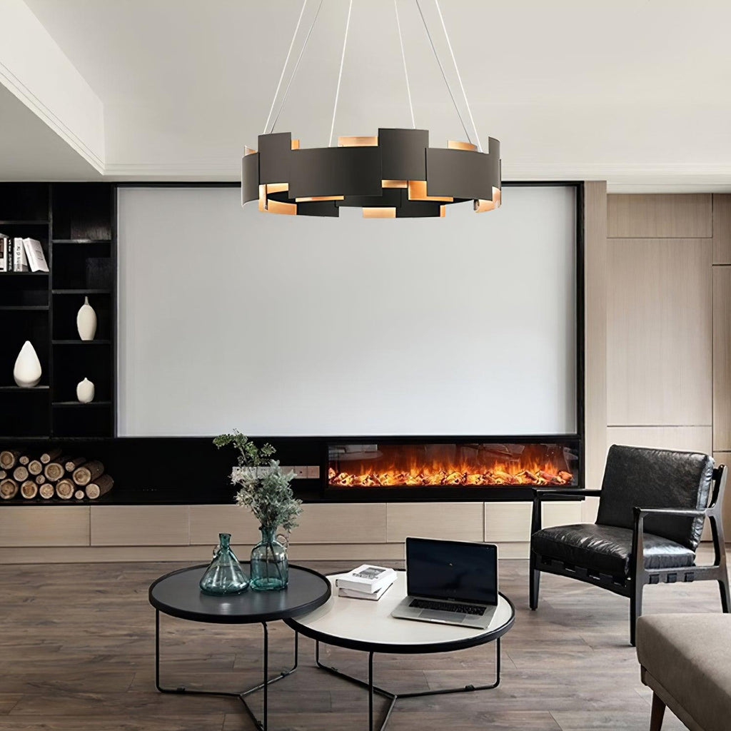 Orvane Metal Chandelier-Moonnatur