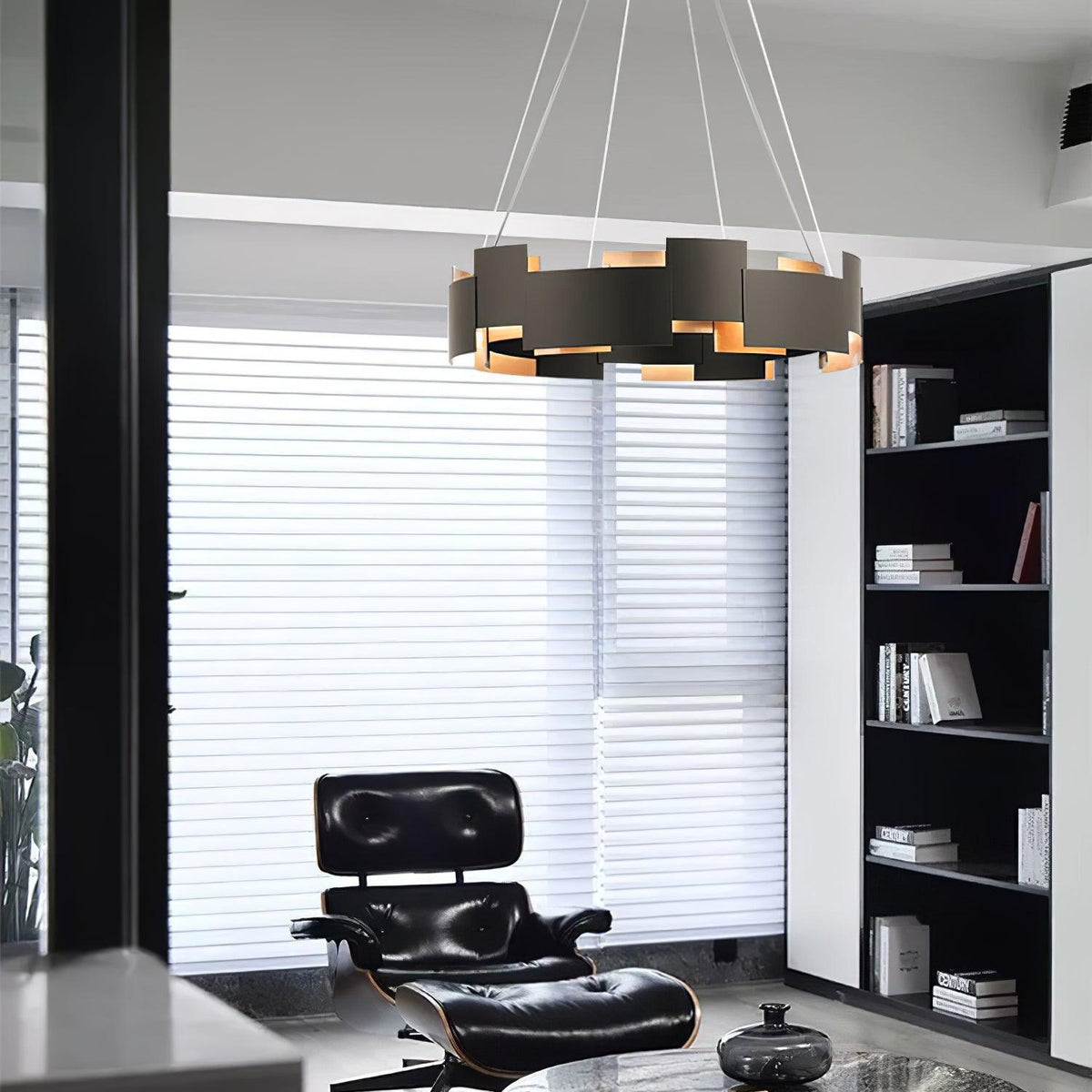 Orvane Metal Chandelier-Moonnatur