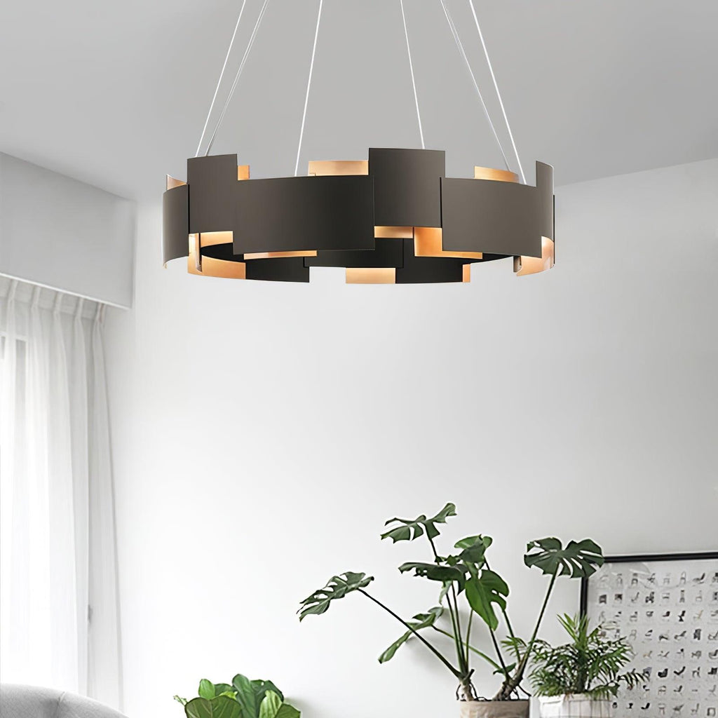 Orvane Metal Chandelier-Moonnatur