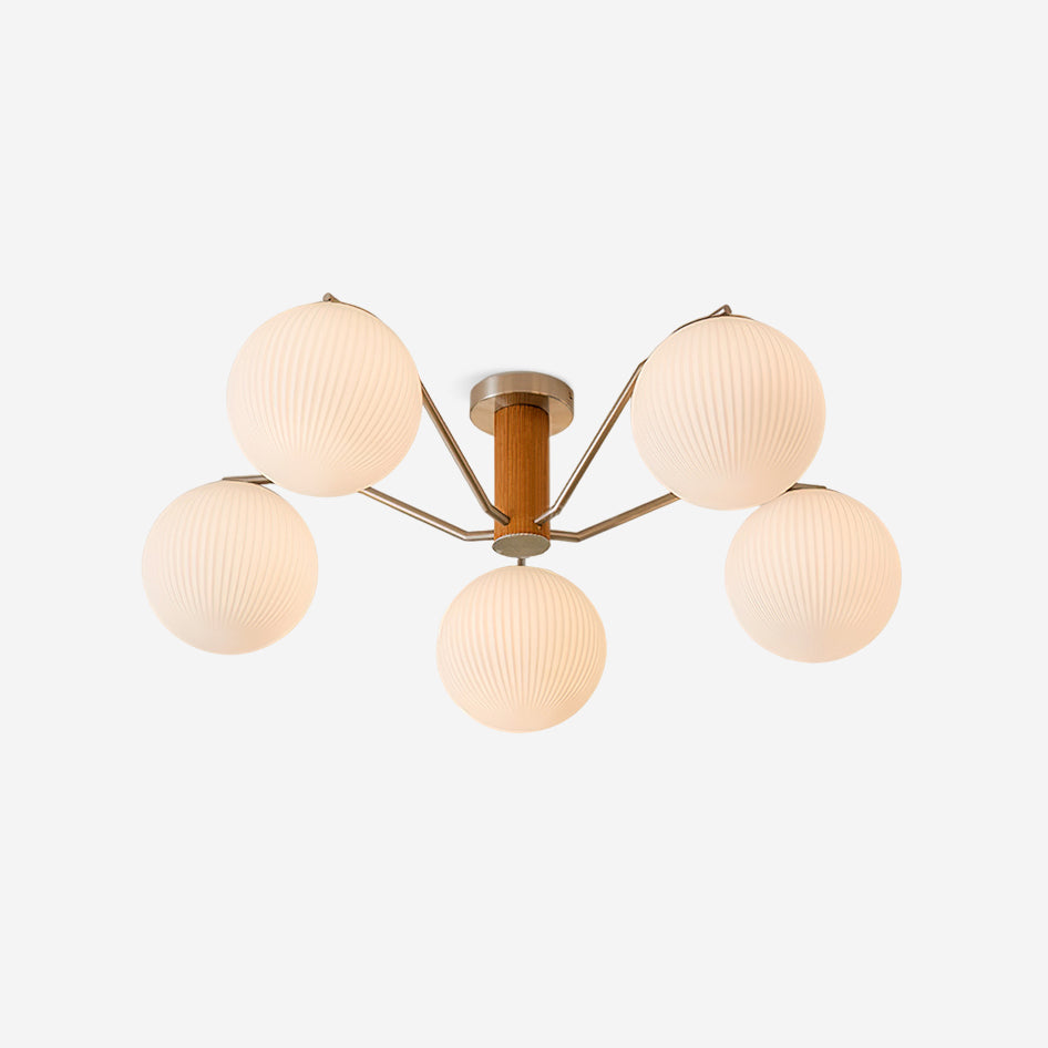 Wardencove Glass Ceiling Light-Moonnatur