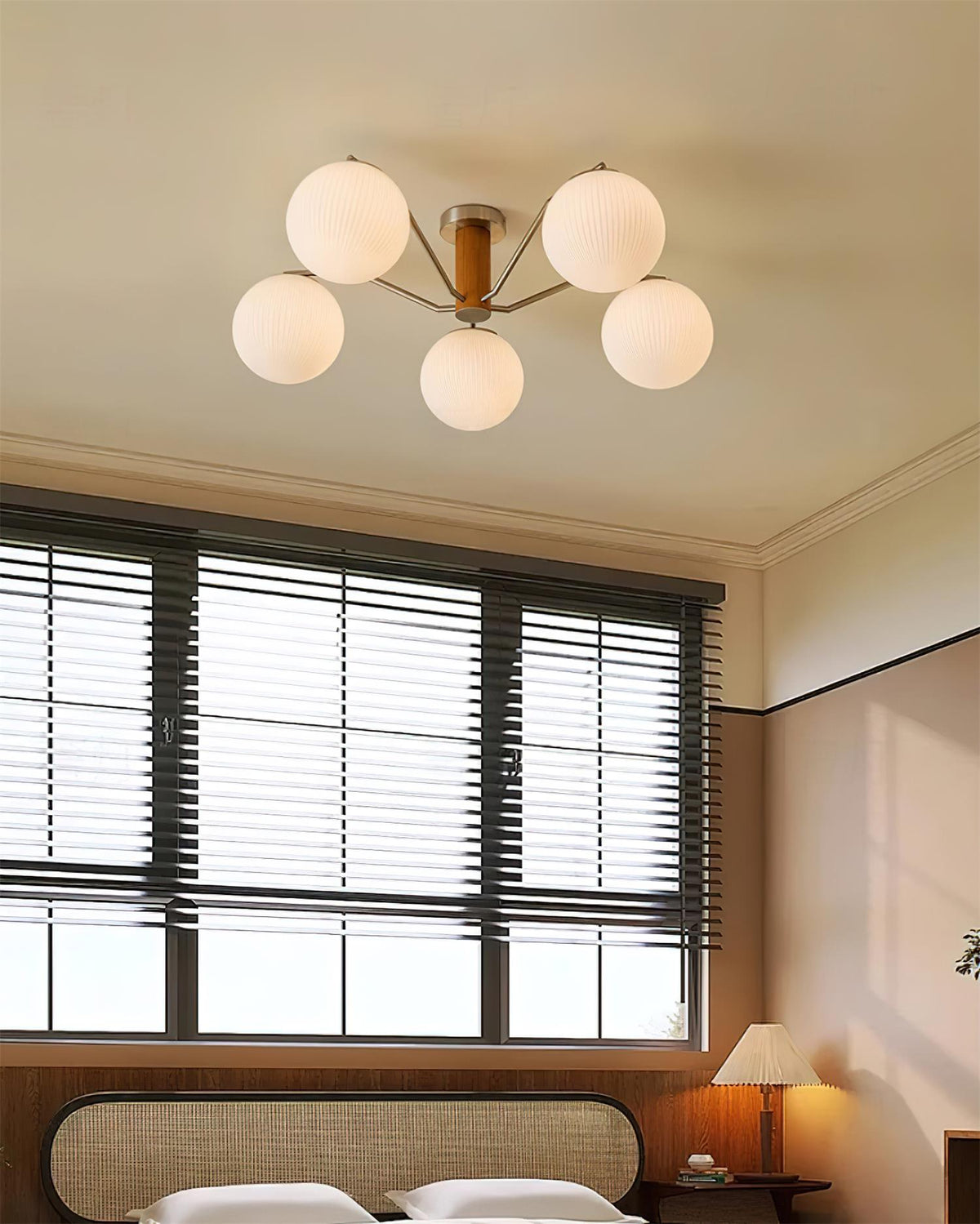 Wardencove Glass Ceiling Light-Moonnatur