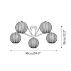 Wardencove Glass Ceiling Light-Moonnatur