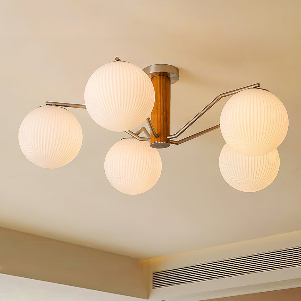 Wardencove Glass Ceiling Light-Moonnatur