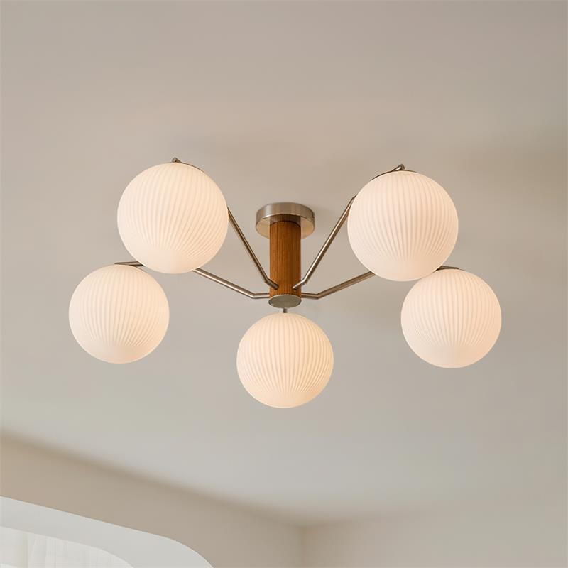 Wardencove Glass Ceiling Light-Moonnatur