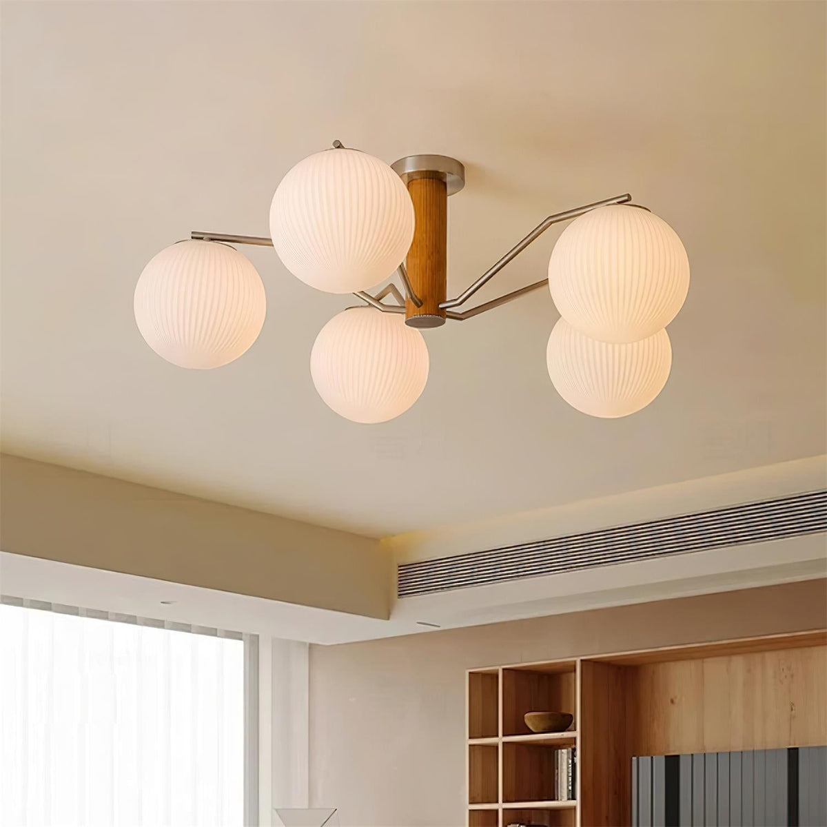 Wardencove Glass Ceiling Light-Moonnatur