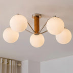 Wardencove Glass Ceiling Light-Moonnatur