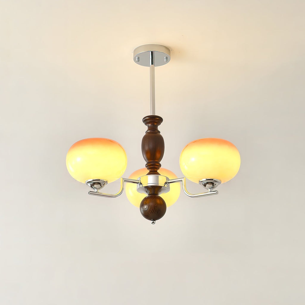 Alwynara Glass Chandelier-Moonnatur
