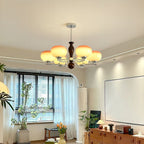 Alwynara Glass Chandelier-Moonnatur