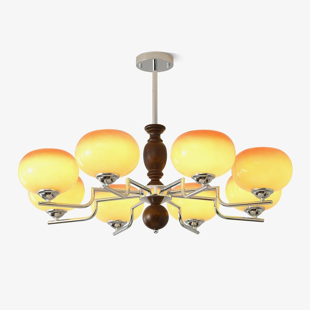 Alwynara Glass Chandelier-Moonnatur