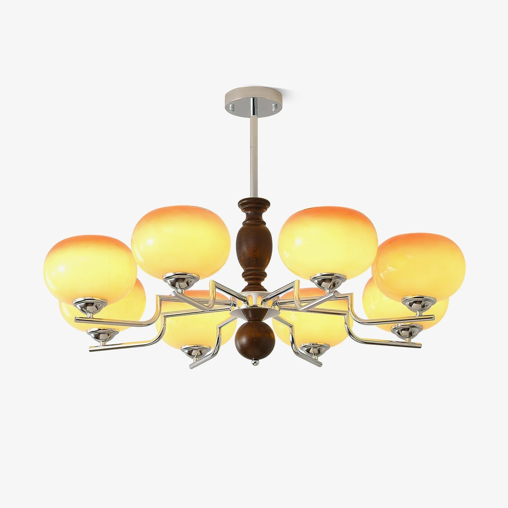 Alwynara Glass Chandelier-Moonnatur