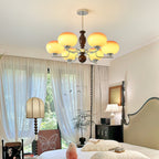Alwynara Glass Chandelier-Moonnatur