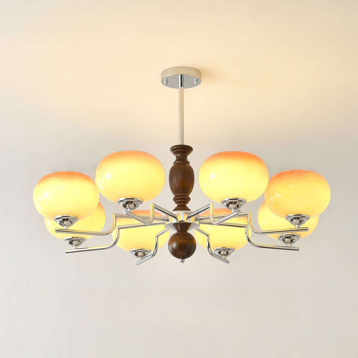 Alwynara Glass Chandelier-Moonnatur
