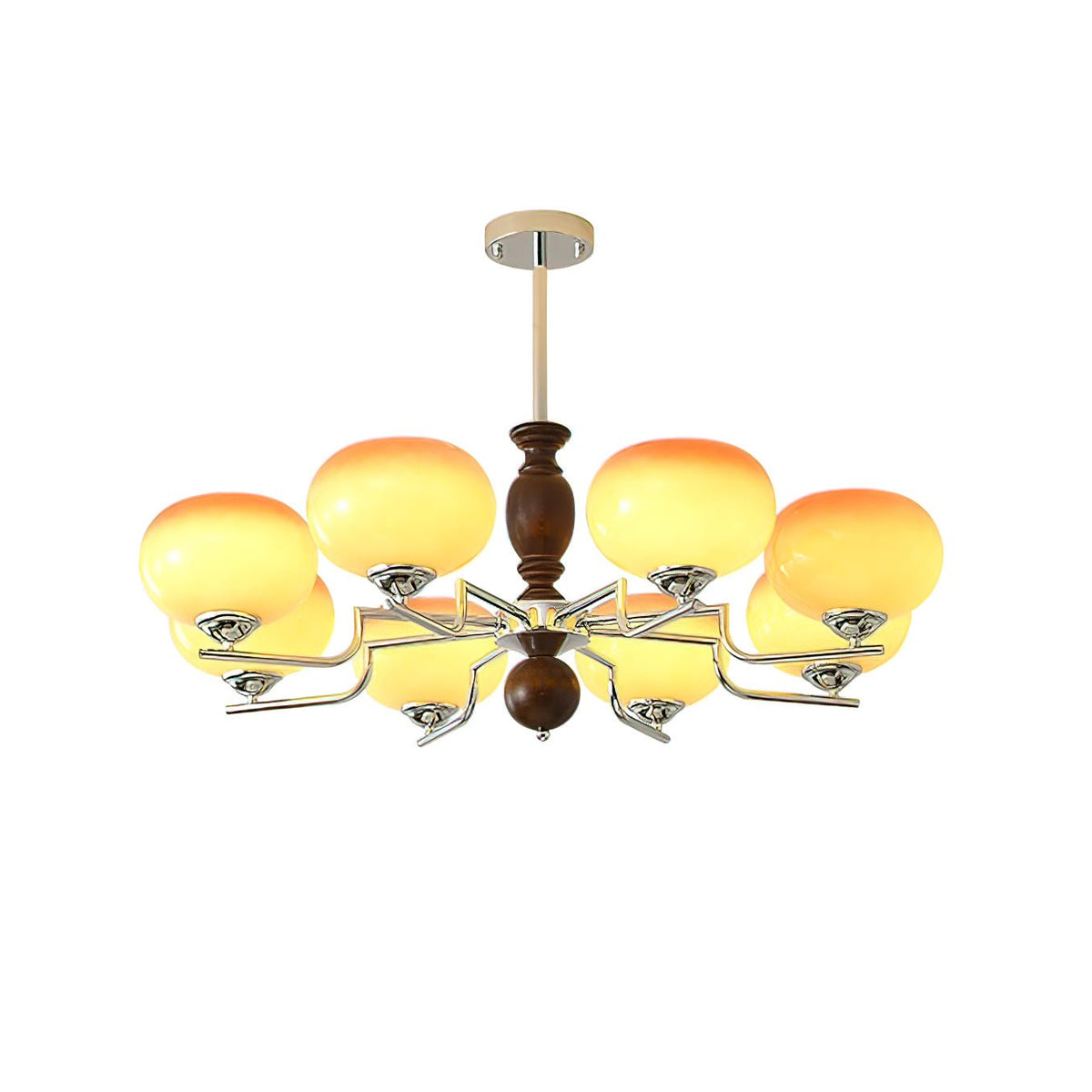 Alwynara Glass Chandelier-Moonnatur