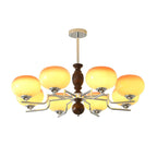 Alwynara Glass Chandelier-Moonnatur