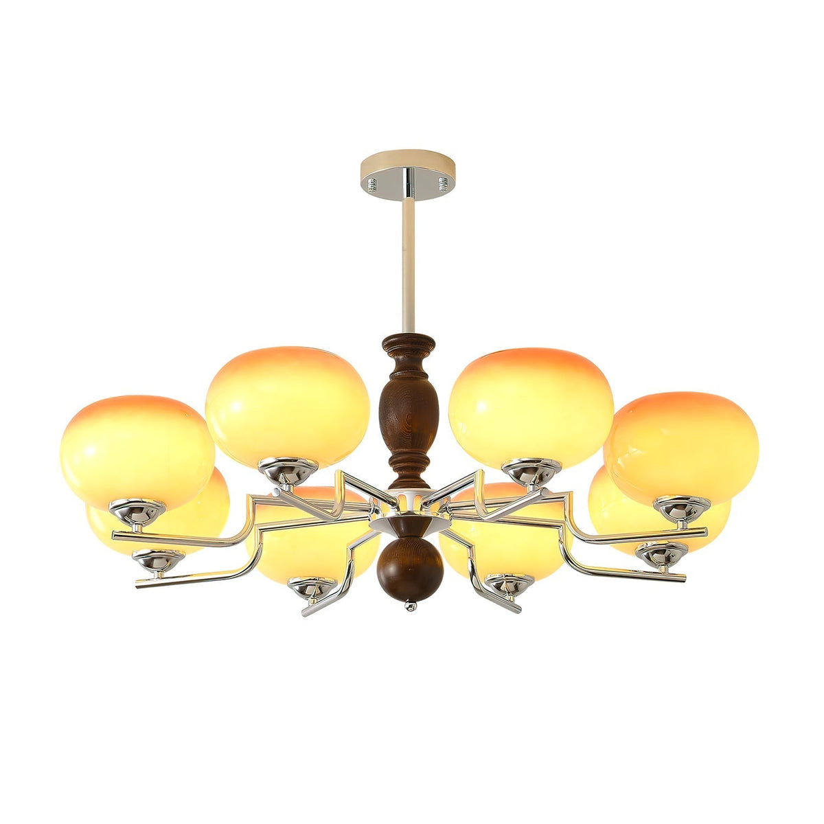 Alwynara Glass Chandelier-Moonnatur