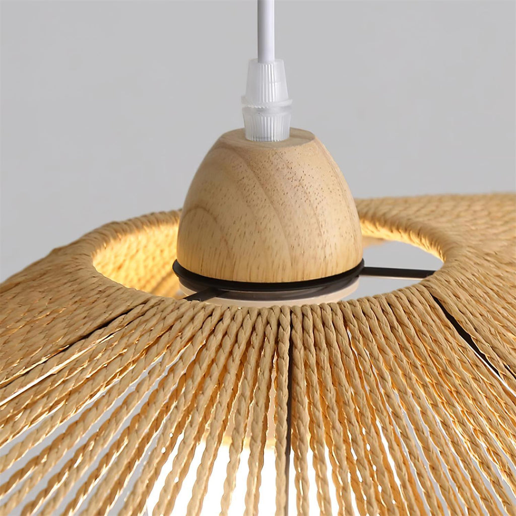 Savenenora Hemp Rope Pendant Light-Moonnatur