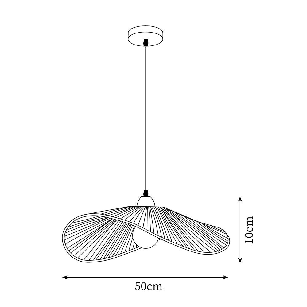 Savenenora Hemp Rope Pendant Light-Moonnatur