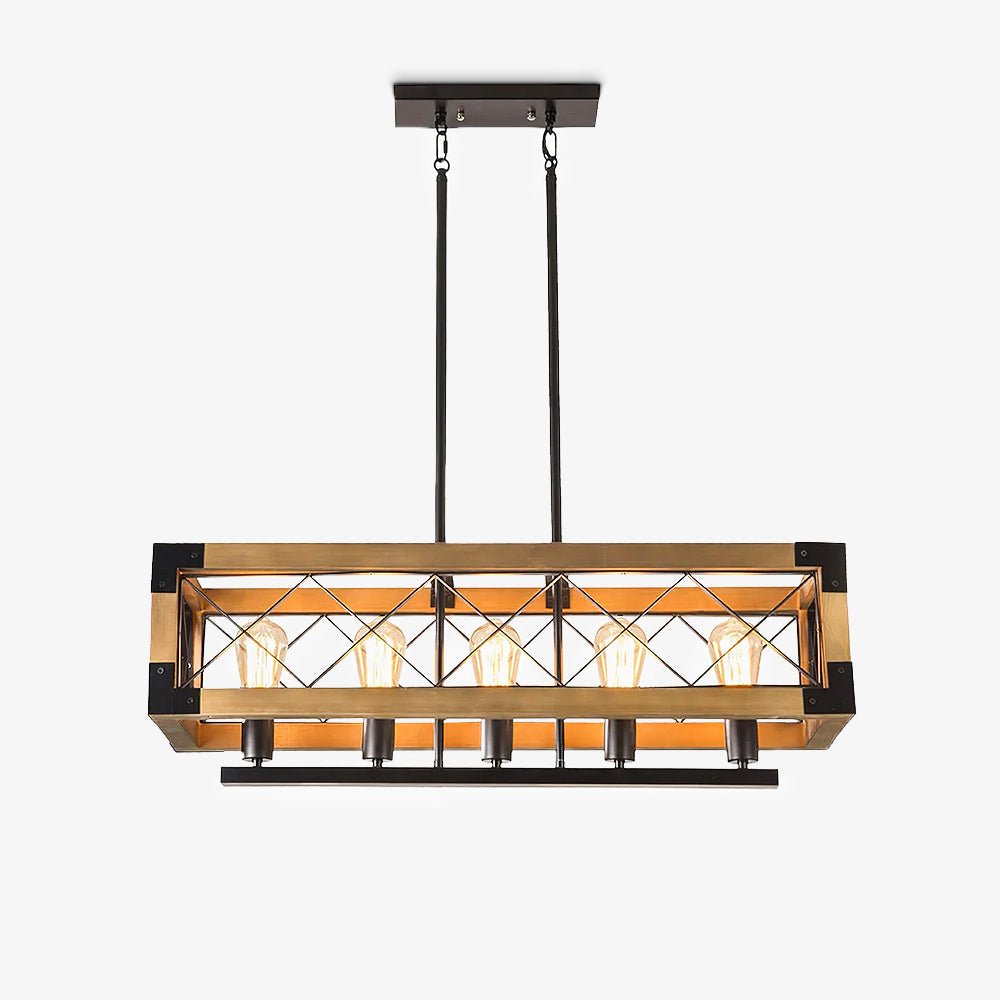 Silvenenna Wood Chandelier-Moonnatur