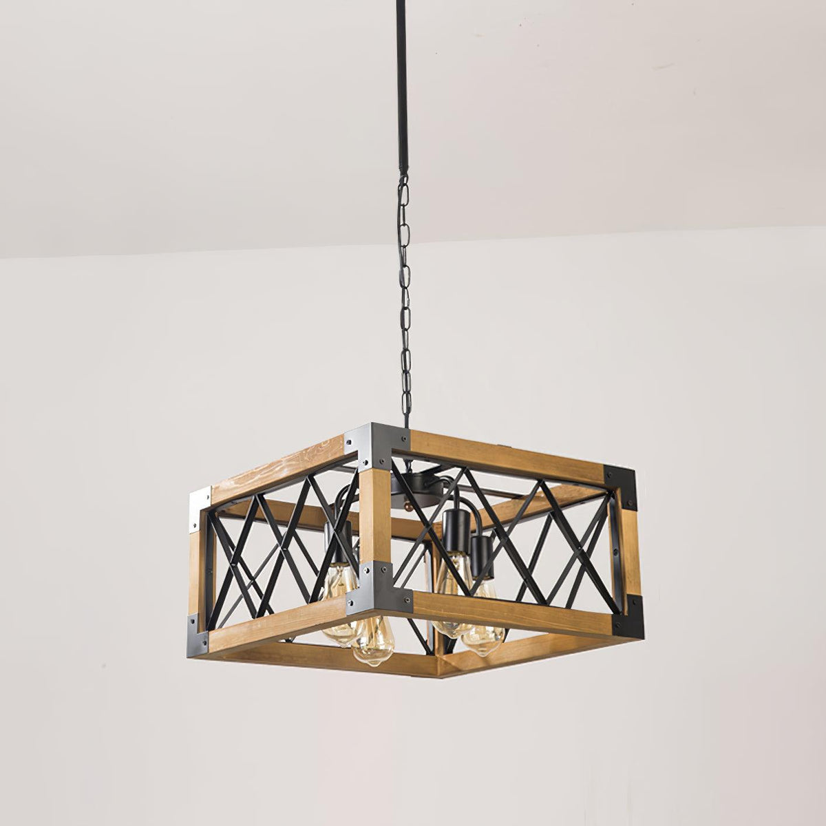 Silvenenna Wood Chandelier-Moonnatur