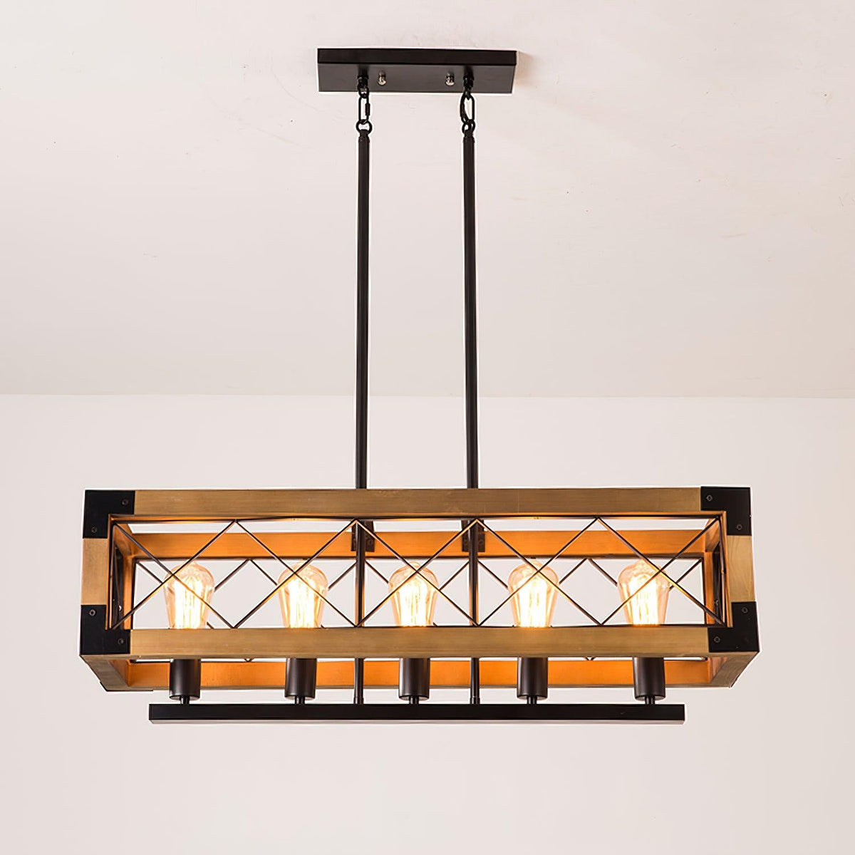 Silvenenna Wood Chandelier-Moonnatur