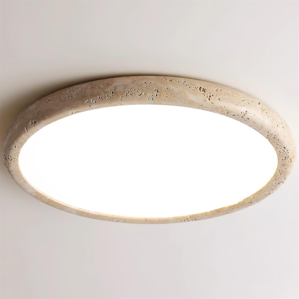 Casterina Travertine Ceiling Light-Moonnatur