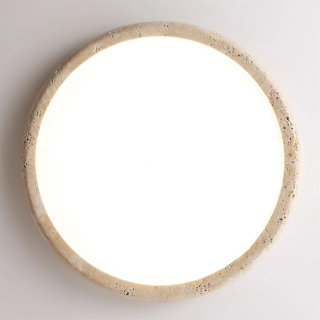 Casterina Travertine Ceiling Light-Moonnatur