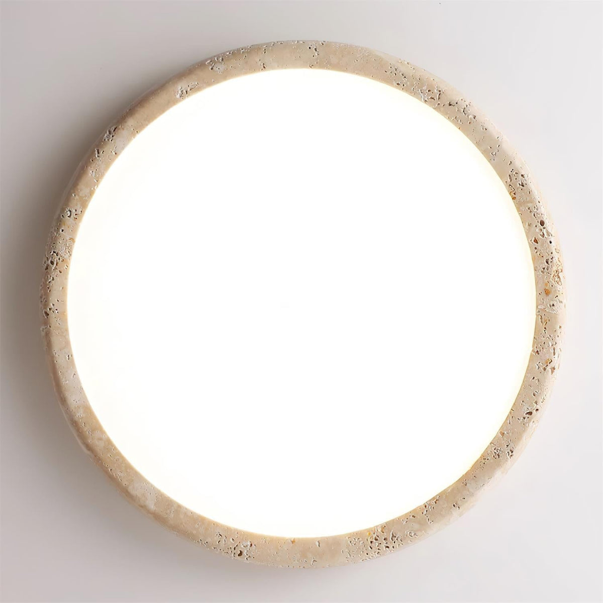 Casterina Travertine Ceiling Light-Moonnatur