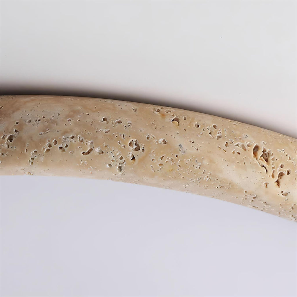 Casterina Travertine Ceiling Light-Moonnatur