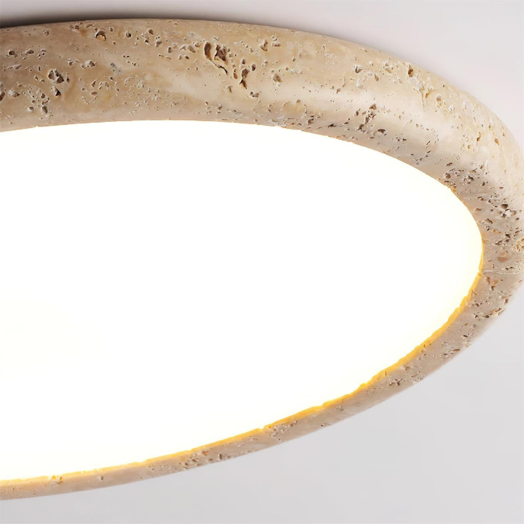 Casterina Travertine Ceiling Light-Moonnatur