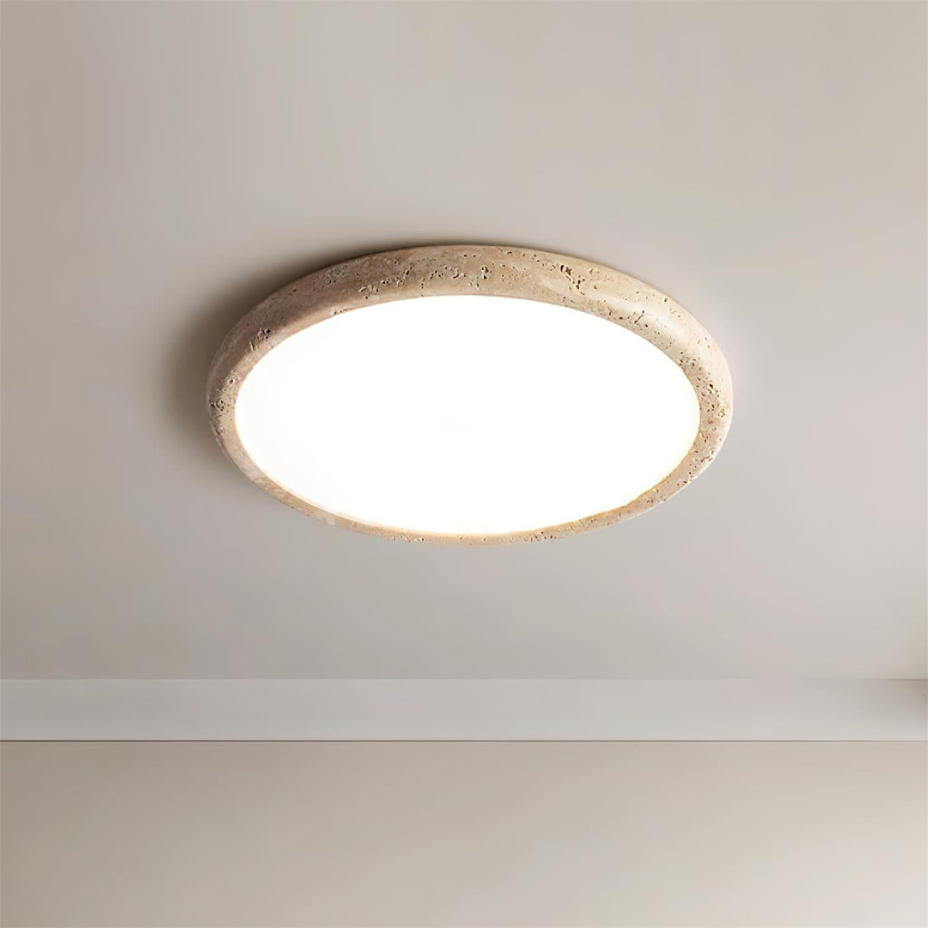 Casterina Travertine Ceiling Light-Moonnatur