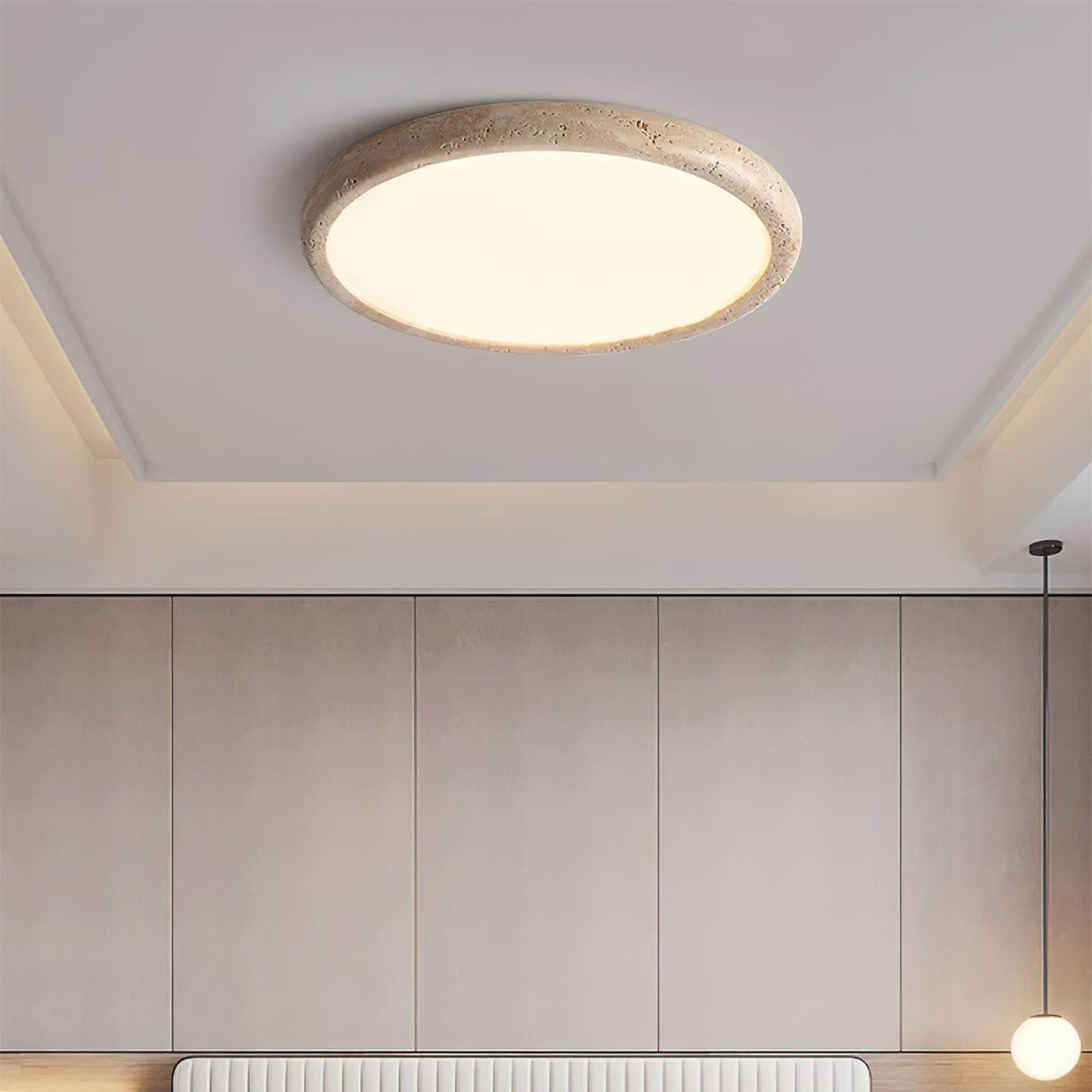 Casterina Travertine Ceiling Light-Moonnatur