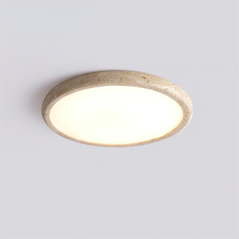 Casterina Travertine Ceiling Light-Moonnatur