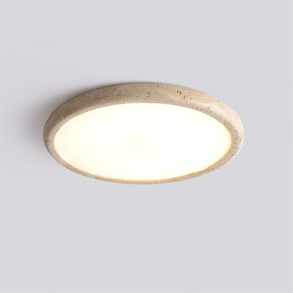 Casterina Travertine Ceiling Light-Moonnatur