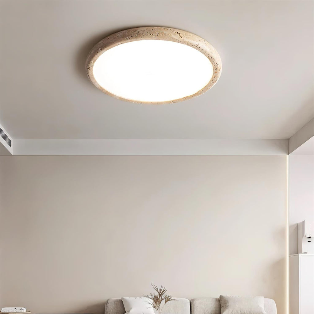 Casterina Travertine Ceiling Light-Moonnatur