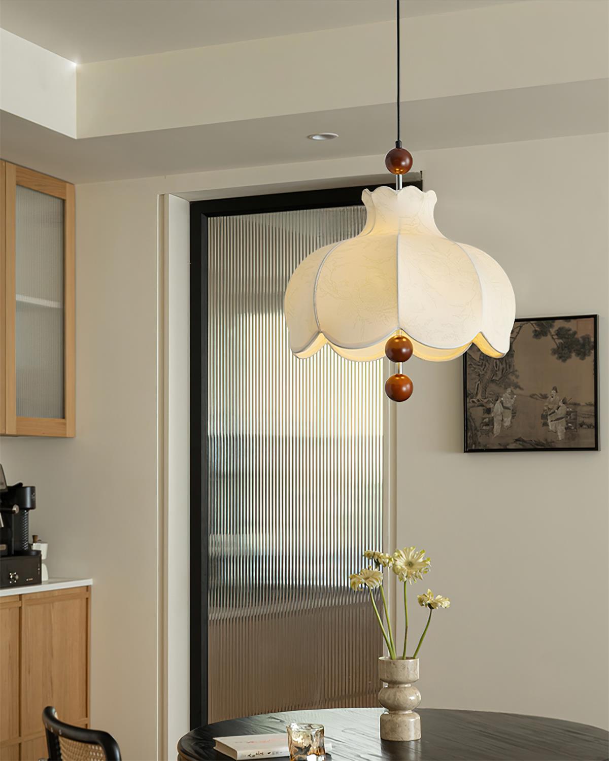 Urenford Fabric Pendant Light-Moonnatur